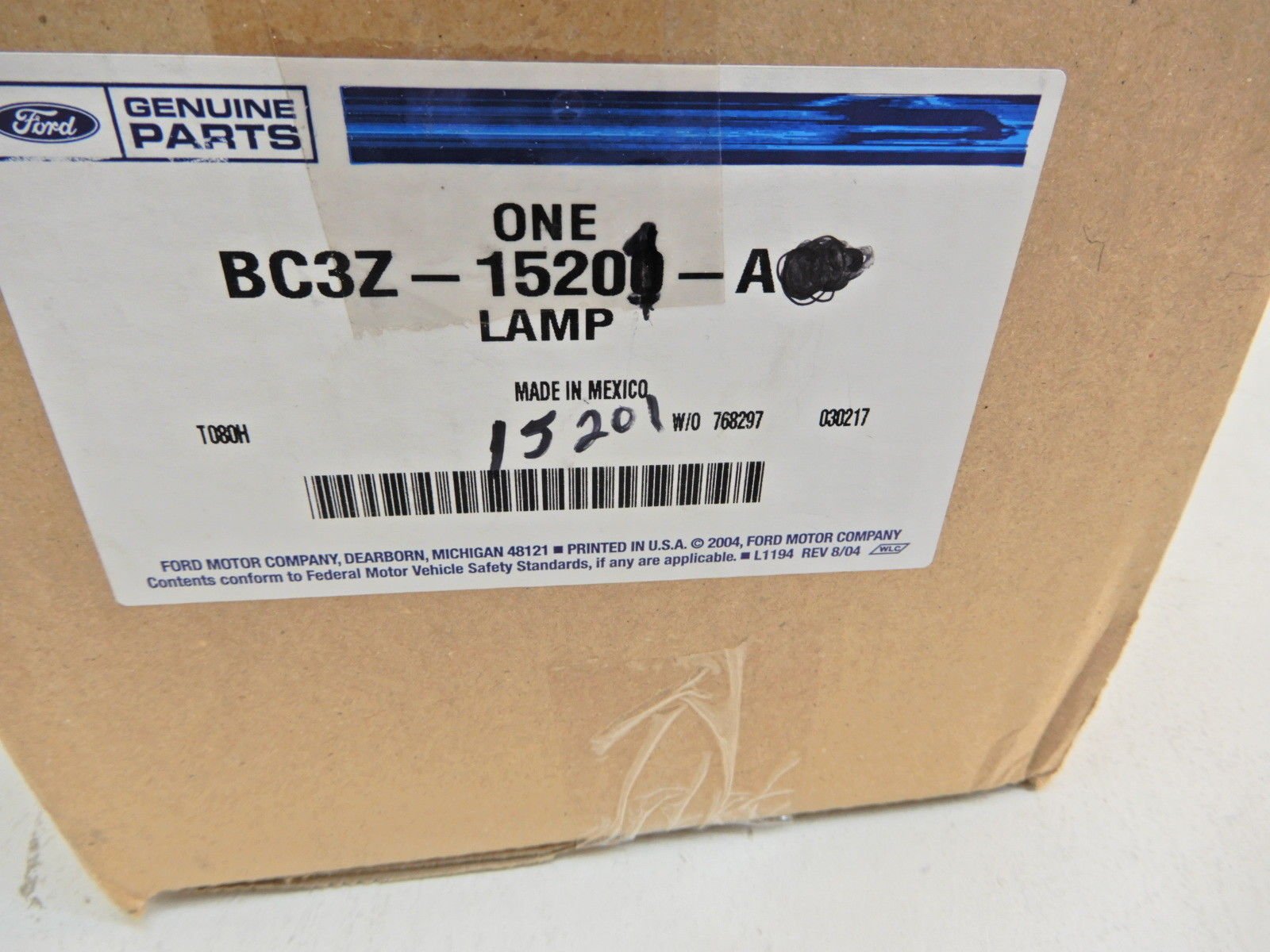 Amazon.com: Genuine Ford (BC3Z-15201-A) Fog Lamp Assembly, Front